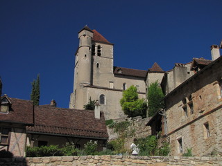 Fototapeta premium Village de Saint-Cirq-Lapopie ; Lot Quercy ; Midi-Pyrénnées