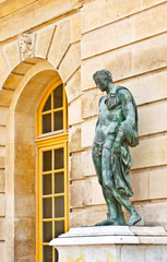 sculpture in the garden of Versailles palace, Paris, France