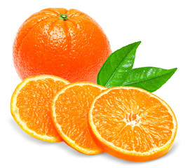 orange isolated on white background