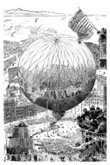 Aerostat - 19th century © Erica Guilane-Nachez