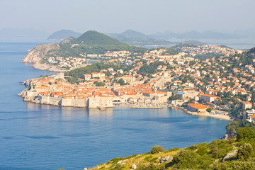 The Old Town of Dubrovnik, sunrise, early morning,  Croatia