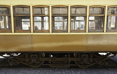 Fototapeta premium Old city train