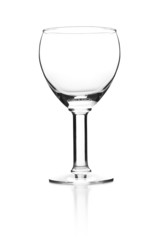 Empty wine glass