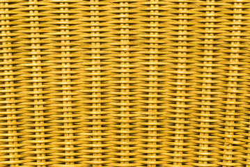 Rattan background, yellow