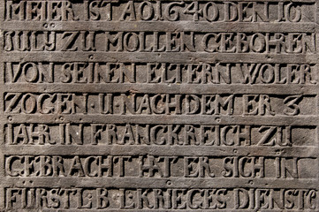 Ancient inscription