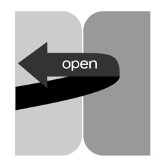 Open arrow