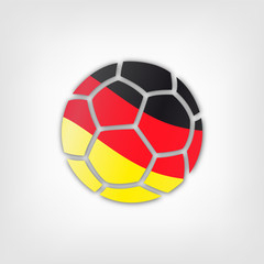 Obraz premium Deutschland Fußball Icon