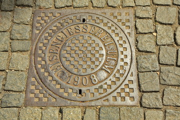 Kanaldeckel in Ulm