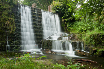Lumsdale waterfalls