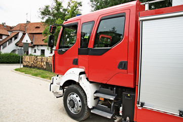 Fototapeta na wymiar Wóz strażacki