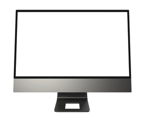 wide screen LCD monitor with blank  space (front view)