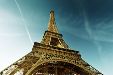 Panele Szklane Podświetlane  Eiffel Tower, Paris, France