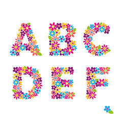 Beautiful floral letters. Part 1