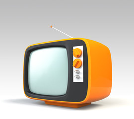 orange Retro TV