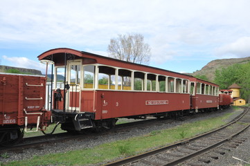 Obraz premium Locomotive in Denver Colorado, Museum