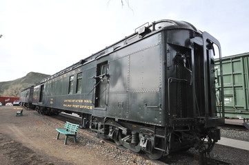 Obraz premium Locomotive in Denver Colorado, Museum