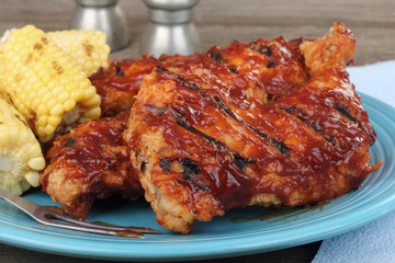 Barbecue Chicken Closeup