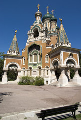 St. Nicholas' Russian Orthodox Cathedral in Nice