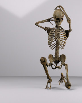 skeleton in a pose