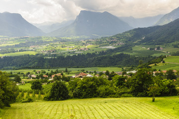 Panoramic view from Stenico (Trento)