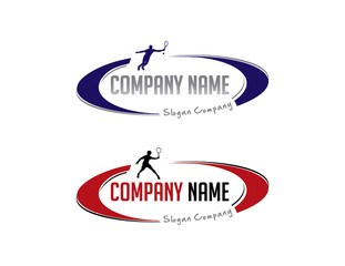 oval tennis logo