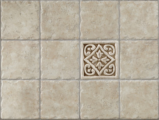 marble decorated background tiles travertin