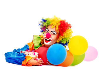 Portrait of clown.