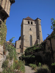 Fototapeta na wymiar Village de Saint-Cirq-Lapopie ; Lot Quercy ; Midi-Pyrénnées