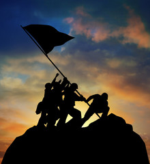Raising the Flag