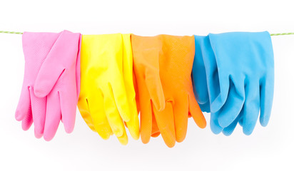 cleaning gloves