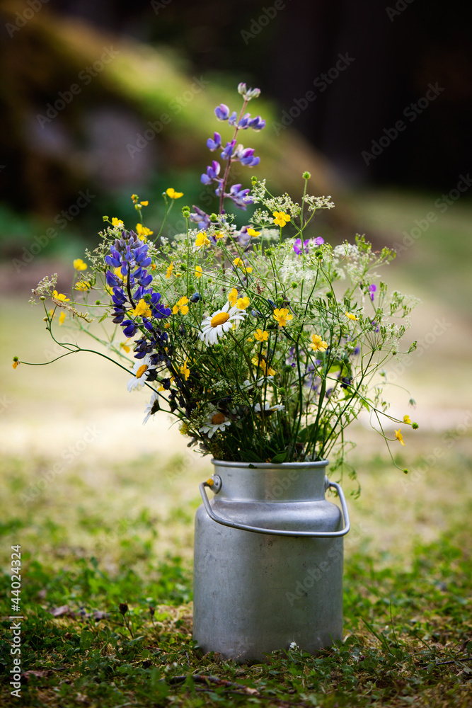 Sticker Bouquet of wild flowers