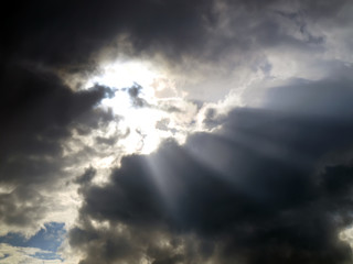 Sun and clouds