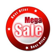 Special mega sale sticker