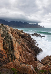 Ragged rocks and rough seas