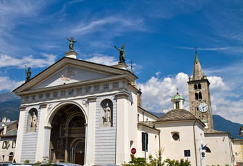 Naklejka premium duomo di aosta