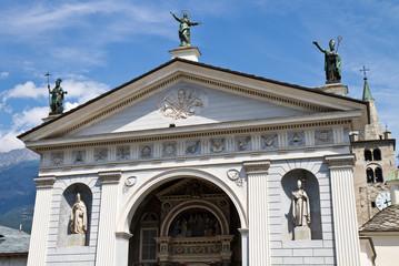 Fototapeta na wymiar Katedra Aosta