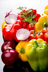 Ingredienti per peperonata