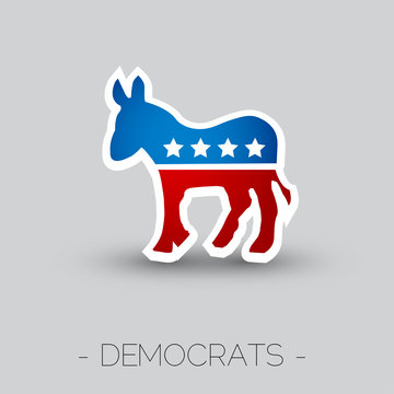 The symbol of  the Democratic party of the USA