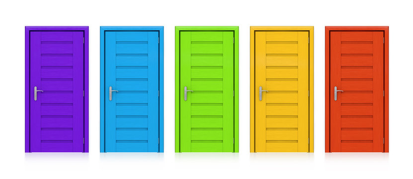Colorful Doors.