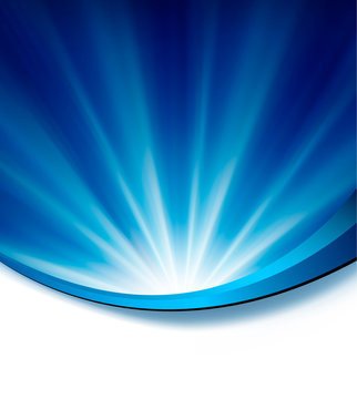 Blue elegant abstract background  Vector illustration