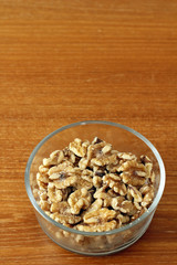 Bowl of Shelled Walnuts