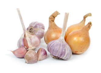 Onions and garlic