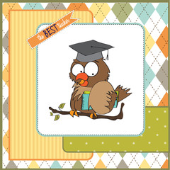 Owl Teacher  in vector format