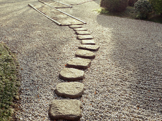 Obraz premium stone path