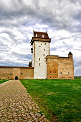 Beautiful medieval castle view