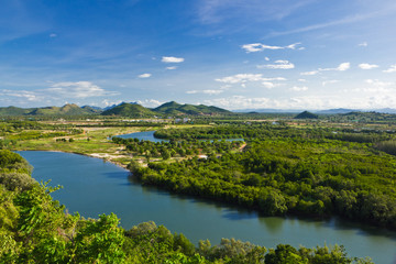 Fototapeta na wymiar pranburi river