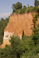 Fototapeta na wymiar Ochry w Roussillon