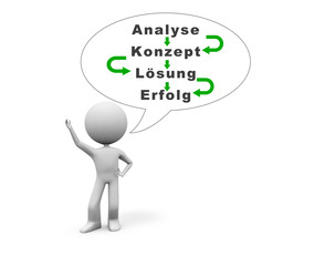 Analyse und Konzepterstellung führt zur Lösung und zum Erfolg