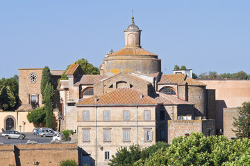 Panoramic view of Tuscania. Lazio. Italy.