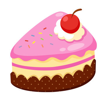 Strawberry Cake vector